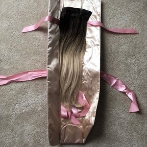Clip In Ombré 18 Inch Human Hair Extensions
